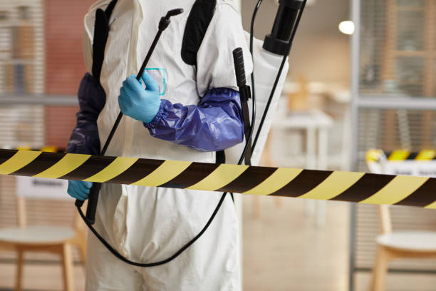 Professional Biohazard technician working in Hume, CA
